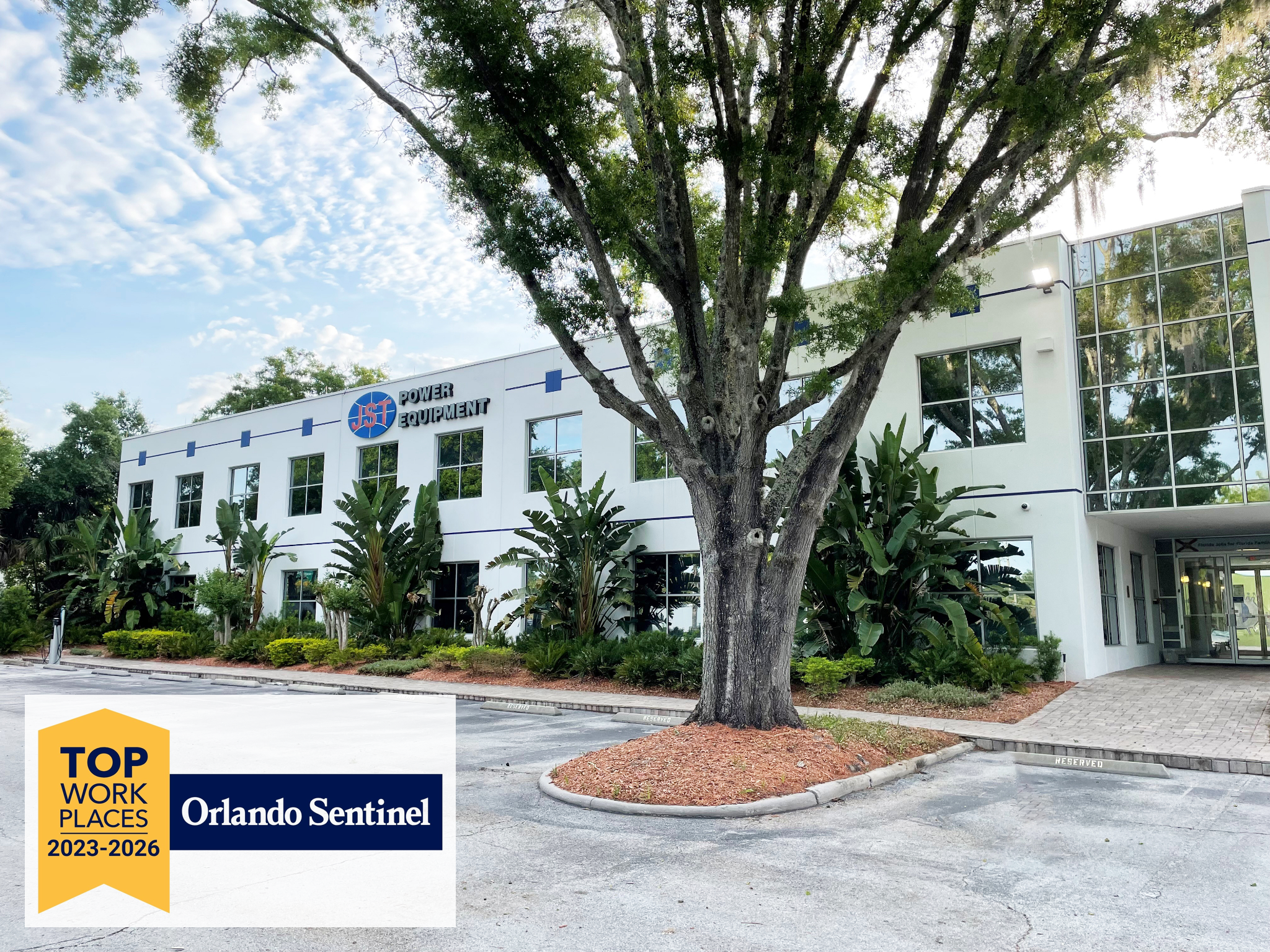 JST Power Equipment Named an Orlando Sentinel Top Workplace for 2026